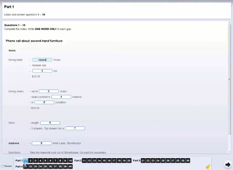 computer-based IELTS Exam Work